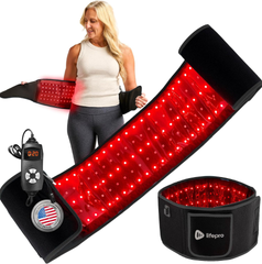 Lifepro Red Light Therapy Belt Allevared Infrared Body Back Shoulder Pain Relief