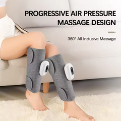 Electric Leg Massager Wireless Rechargeable Air Compression Calf Massage Relax Leg 3 Modes 360° Air Pressure Air Bag Leg Massage